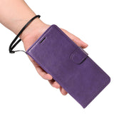 SKALO Xiaomi Redmi A5 4G PU Leather Wallet Case - More Colors_MGF Purple - Close-Up Angle