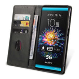 Compatible with Sony Xperia 10 III 5G Mobile Case - Perfect Black-max Black - Front View