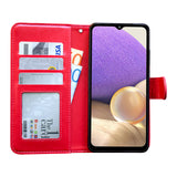 Samsung Galaxy A32 5G - Leather Case / Protection White_max White