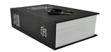 Hidden safe | Book safe with lock black black_max black - Top-Down View