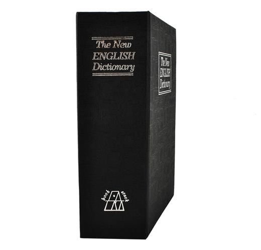 Hidden safe | Book safe with lock black black_max black