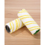 Replacement Rolls for Kärcher FC7 FC5 FC3D FC3 (Yellow) (4) - Front View