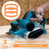 PU 240 mm belt Electric planer drive belt for 1900B