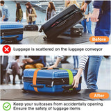 Suitcase 4-piece Luggage Strap Luggage Strap Set Cross Luggage Strap Adjustable Suitcase Strap Buckle Suitcase Strap RED