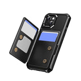Horizontal Flip Card Slot Leather Phone Case For iPhone 14 Plus - Front View