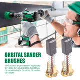Pair Carbon Brushes 999054 Replaces Dv14Dsl Dv14Dl Ds18Dsl Ds18Dsal Ds18Dmr Ds18Dl Ds14Dsl Ds14Dsal Ds14Dmr