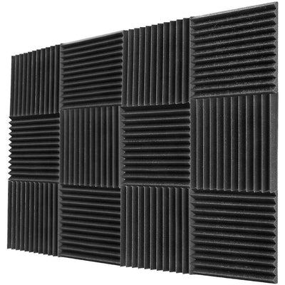 12pcs 300x300x25mm Acoustic Foam Soundproofing Panels For KTV Bar Soundproofing Studio Wedges Soundproofing Wall Panels Espuma