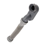 Low Profile 1 1/2 P Flexible P-Trap Bath Shower Drain Hose Flat Base Drain for - Side View