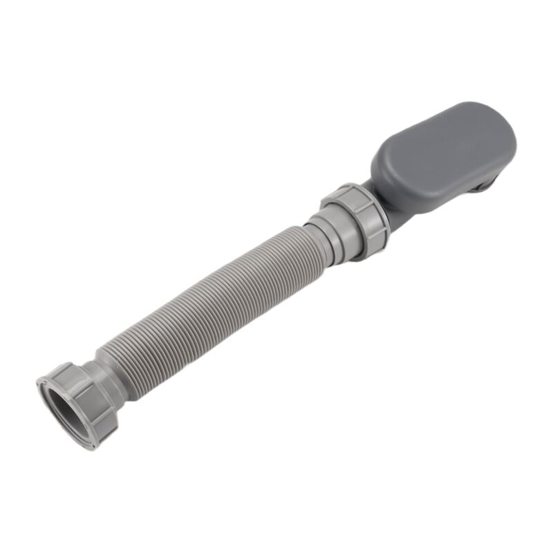 Low Profile 1 1/2 P Flexible P-Trap Bath Shower Drain Hose Flat Base Drain for