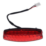 Motorcycle Tail Light Stop Brake Light 12V Red Taillight Brake Tail Light for ATV Off-Road Motorcycle Tail Light Red