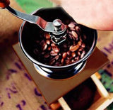 Wooden Coffee Grinder Vintage Antique Ceramic Hand Cranked Coffee Grinder with Retro Style Wooden Coffee Grinder-tfrf