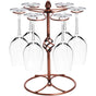 pc Wine glass rack, Wine glass rack with wine glass drying rack, holds 6 wine glasses (wine glasses not included).