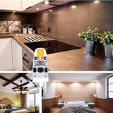 12V G4 LED Warm White 3000K Bulb, Dimmable 2W LED Bulb, Replacement for G4 15W 20W Halogen, AC/DC 12-24V, 10-pack - Side View