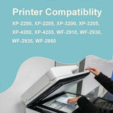 604XL Ink Cartridge for Expression Home XP-2200 XP-2205 Vivid Colors Ink - 45-Degree Angle