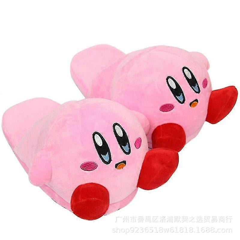 Cartoon Kawaii Cute Autumn and Winter Plush Slippers Anime Game Ambient Kirby Home Warm Cotton Shoes - Perfect Snorlax_MGF Snorlax