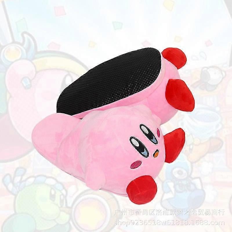 Cartoon Kawaii Cute Autumn and Winter Plush Slippers Anime Game Ambient Kirby Home Warm Cotton Shoes - Perfect Snorlax_MGF Snorlax