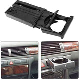 Retractable Folding Cup Holder For A6 C5 1998-05 A4 98-2002 4B0862534D - Front View