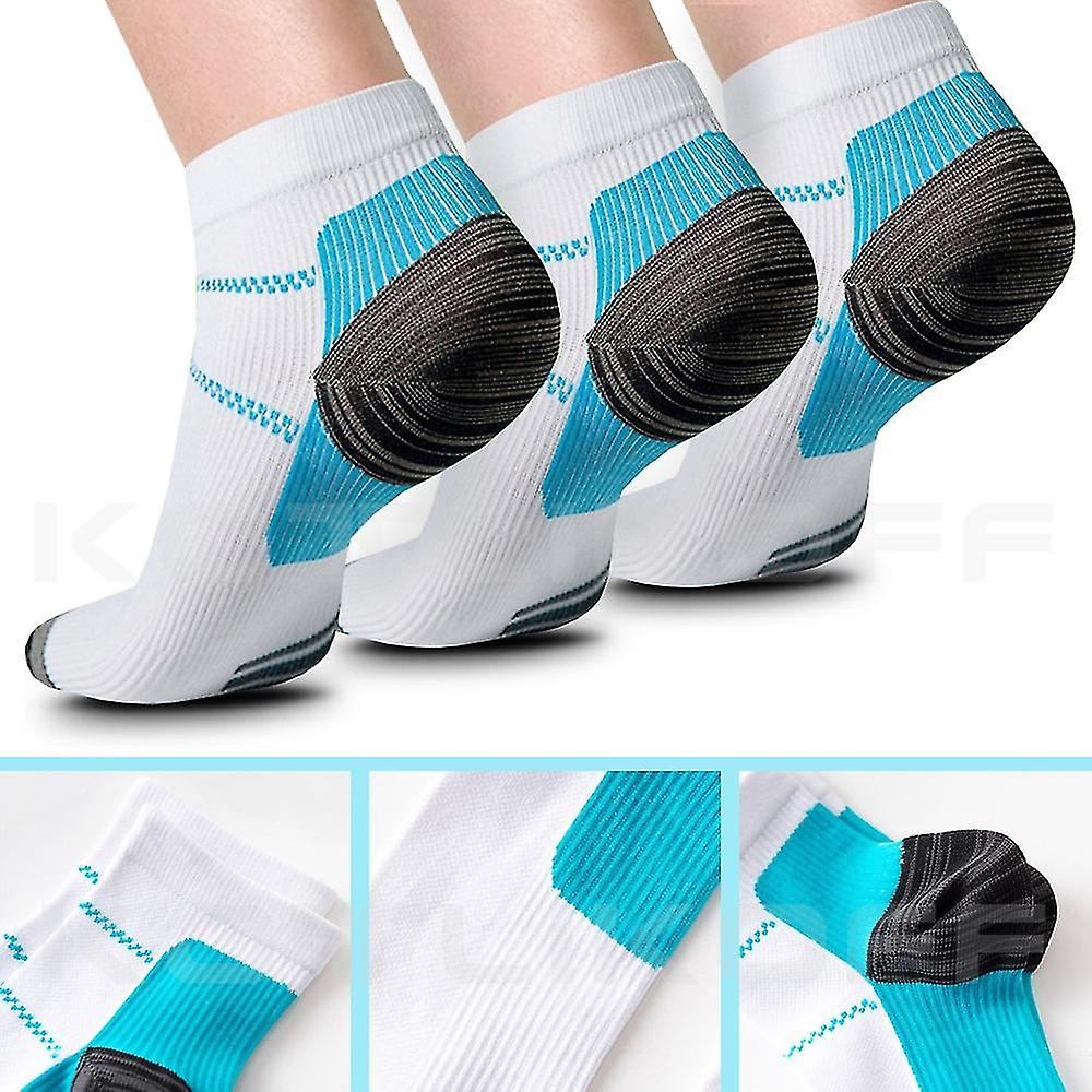 Pair High Quality Foot Compression Socks For Plantar Fasciitis Heel Spurs Arch Pain Comfortable Socks Varicose Vein Socks L/XL (40-44)