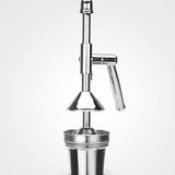 Manual Press Stainless Steel Fruit Squeezer Handheld Vegetable Fruit Orange Maker Blender Making Cup - Top-Down View