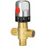 Adjustable Thermostatic Bathroom Faucet, Brass, Water Mixer, Hot/Cold Water, Temperature Control Valve