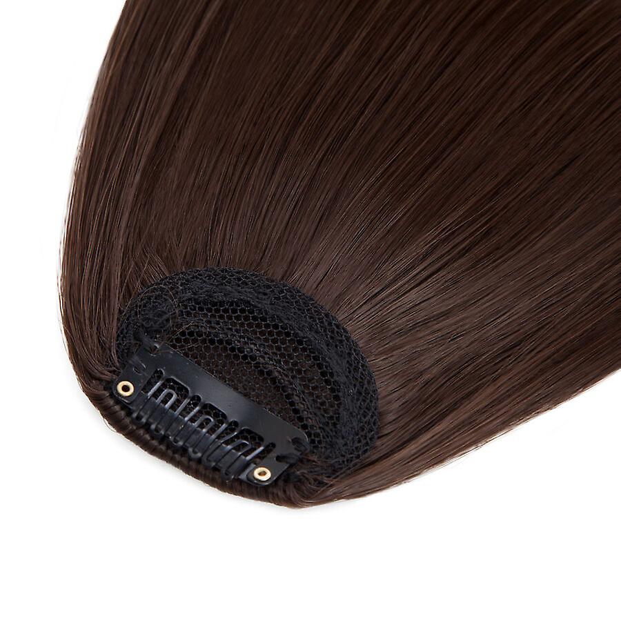 Clip In Hair Bangs Extensions French Hair Bangs Stylish Hair Bangs Hair Pieces medium brown mediumbrown 28cm