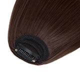 Clip In Hair Bangs Extensions French Hair Bangs Stylish Hair Bangs Hair Pieces medium brown mediumbrown 28cm