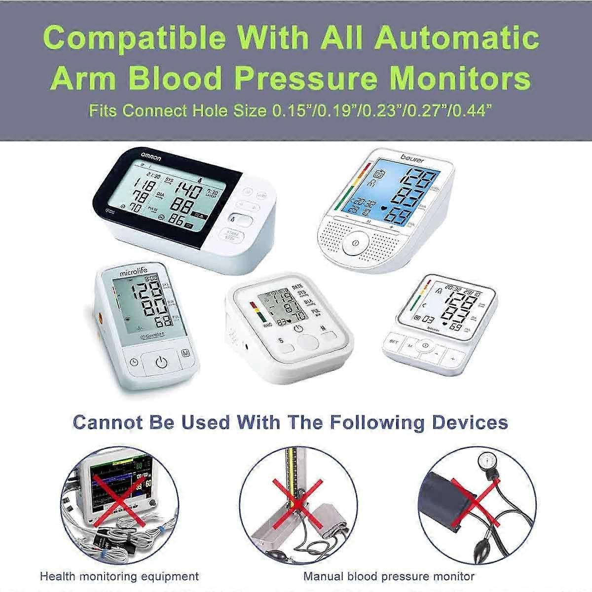 pcs Blood Pressure Cuff for Children Upper Arm Replacement Cuff Adjustable 17.2-22.1 cm Accessories With Connection_OF