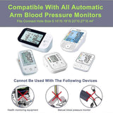 pcs Blood Pressure Cuff for Children Upper Arm Replacement Cuff Adjustable 17.2-22.1 cm Accessories With Connection_OF - Top-Down View