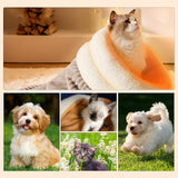 Sleeping Bag for Cat, Warm Pet Bed, Washable Cozy Cave for Cats gray L 34 x W 20 x H 20 cm - Top-Down View