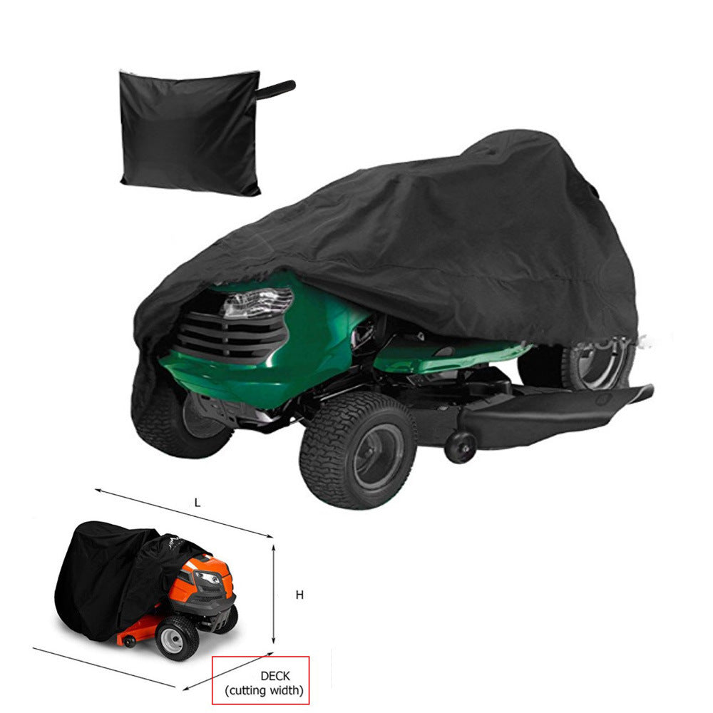 Lawnmower Tarpaulin, Garden Tractor Protective Cover, Waterproof UV-Resistant Dust Cover for Riding Lawn Mower, Protective Cover Contr-L