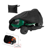 Lawnmower Tarpaulin, Garden Tractor Protective Cover, Waterproof UV-Resistant Dust Cover for Riding Lawn Mower, Protective Cover Contr-L - Side View