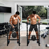 Seektop Weighted Pull Up Dip Belt With Chain (100kg Capacity) - Home Gym Strength Training Waist Belt, Black Eva Material - Front View