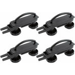 pcs Universal Roof Box U-Shaped Mounting Brackets Inner Width with 8 Lock Nuts