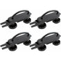 pcs Universal Roof Box U-Shaped Mounting Brackets Inner Width with 8 Lock Nuts