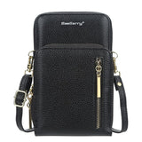Shoulder bag mobile phone bag with shoulder strap for mobile phone blue A blue A