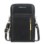 Shoulder bag mobile phone bag with shoulder strap for mobile phone blue A blue A