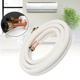 TEMPSA Air Conditioning Pipe - 1/4+3/8 - Insulated Copper - 3M White_max White