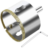 100mm Diamond Hole Saw with Centering Drill, Tile Hole Saw a