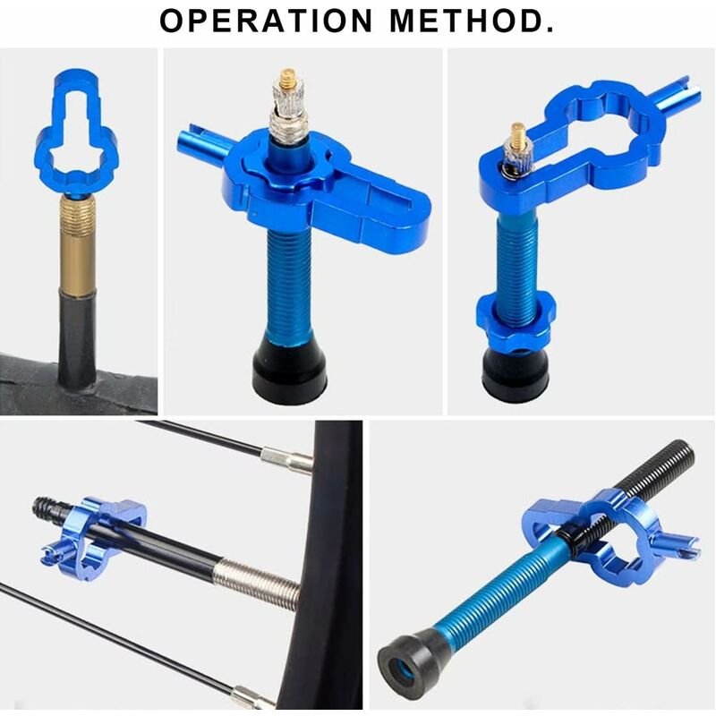 Bicycle Valve Removal Tool, Tire Valve Repair Tool, Valve Removal Tool, Bicycle Valve Core Removal Tool