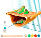 Hamster Hammock Rat Bird Parrot Hanging Warm Bed House Cage
