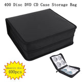400pcs PU Leather CD Case, DVD Storage Bag, High Quality - Front View