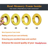 CDQ Ear Pads Replacement Pads for Beats Solo 2 / Solo 3 (White) - Side View