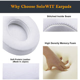 CDQ Ear Pads Replacement Pads for Beats Solo 2 / Solo 3 (White)
