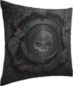 Decorative Pillowcase Harley Davidson Warm and Soft Pillowcase for Decorative Pillowcases in Bed Sofa Outdoor Cushion (H-400)