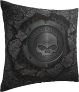 Decorative Pillowcase Harley Davidson Warm and Soft Pillowcase for Decorative Pillowcases in Bed Sofa Outdoor Cushion (H-400) - Front View