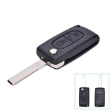 KEY CASE FOR PEUGEOT 307 308 107 207 407 - 45-Degree Angle