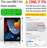 Fintie Rotating Case for iPad 9th Gen (2021) / 8th Gen (2020) / 7th Gen (2019) 10.2 inch - 360 Degree Auto Wake/Sleep, Black