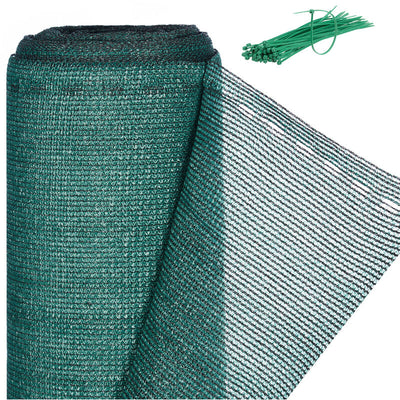 Fence fabric, privacy screen for garden fences & balcony railings, HDPE fabric, UV-stabilized, weatherproof, 1x5m, green
