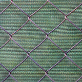Fence fabric, privacy screen for garden fences & balcony railings, HDPE fabric, UV-stabilized, weatherproof, 1x5m, green - Side View