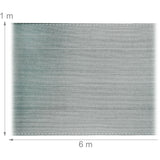 Fence fabric, privacy screen for garden fences & balcony railings, HDPE fabric, UV-stabilized, weatherproof, 1x5m, green - Top-Down View